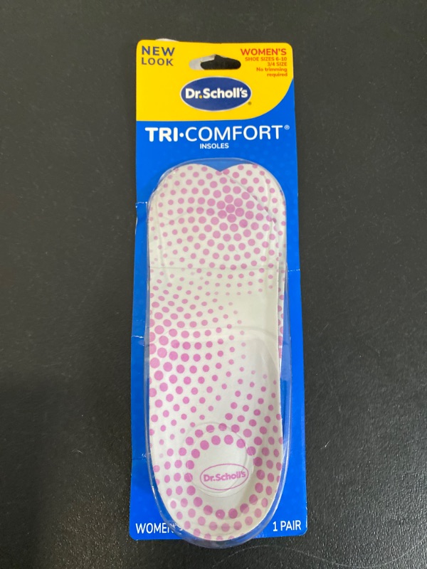 Photo 2 of Dr. Scholl's Comfort Tri-Comfort Insoles for Women, 1 Pair, Size 6-10
