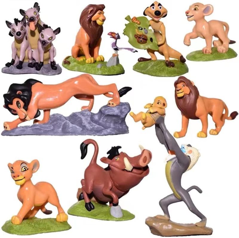 Photo 1 of The Lion King - Action Figures Toys, 9 Pcs Lion King Toys, 2-4 inches Lion King Figures, The Lion King Figurines Cake Topper Christmas Birthday Gift for Kids
