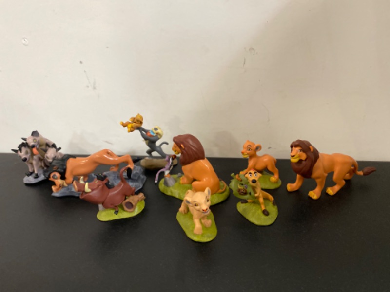 Photo 2 of The Lion King - Action Figures Toys, 9 Pcs Lion King Toys, 2-4 inches Lion King Figures, The Lion King Figurines Cake Topper Christmas Birthday Gift for Kids
