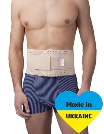 Photo 1 of Size Waist Circumference 45-46 Premium Quality breathable umbilical hernia belt for men and women with support pad. Abdominal Support Binder Navel Ventral Epigastric Incisional and Belly Button Hernias 
