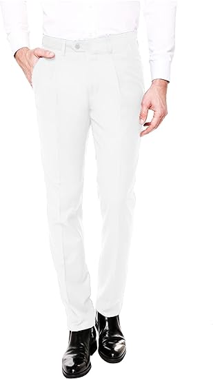 Photo 1 of Size 40wX32L COOFANDY Men's Classic Fit Flat Front Dress Pants No Iron Premium Casual Pants Expandable Waist Suit Pants

