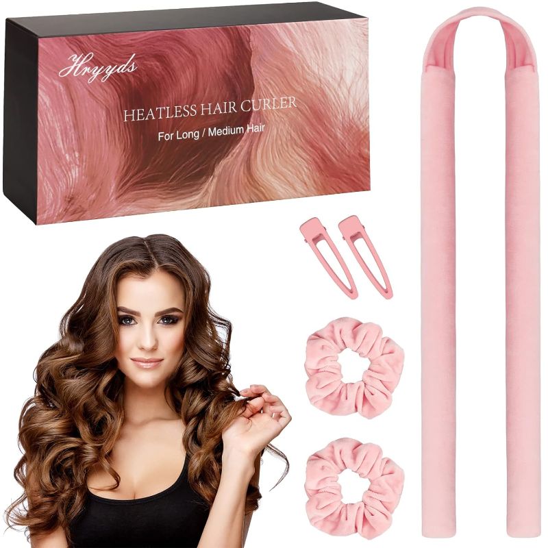 Photo 1 of Upgraded Heatless Hair Curler, with Gift Box, Velvet Heatless Curls Headband ?- No Smell, Heatless Hair Curlers, to Sleep in for Long Hair and Medium Hair
