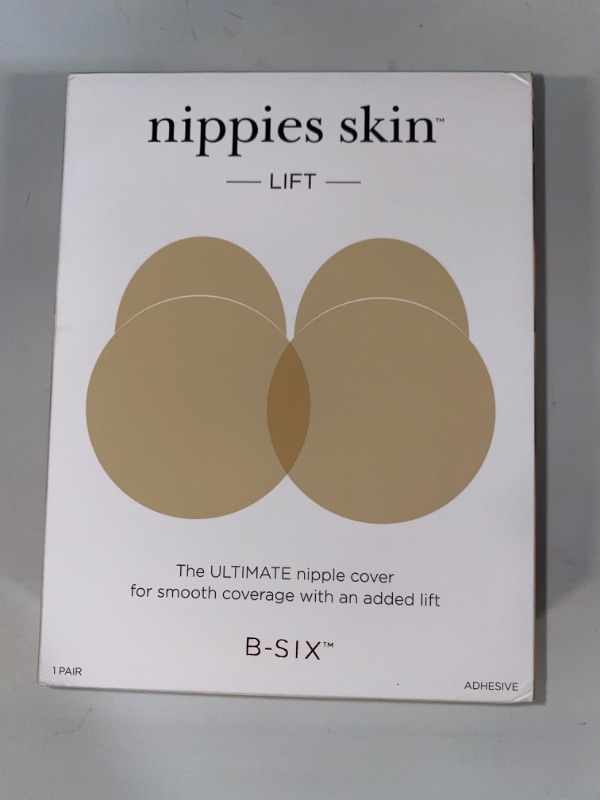 Photo 2 of Large Fits D+ Cups Nippies Nipple Cover - Sticky Adhesive Silicone Nipple Pasties - Reusable Pasty Nipple Covers for Women with Travel Box
