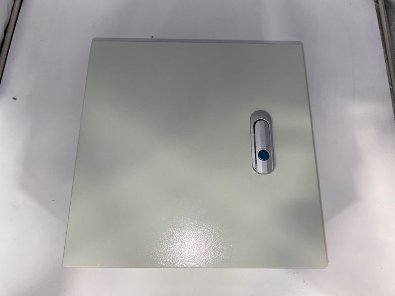 Photo 2 of Steel Electrical Junction Box, Indoor&Outdoor Electrical Enclosure Box, Wall Mounted Waterproof&Dustproof Metal Box, Universal Electric Equipment Enclosure Box with Safety Locks and Mounting Plates
