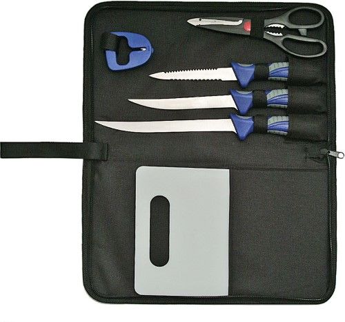 Photo 1 of SZCO Rite Edge Fillet Knife Set with Case, 6 Piece
