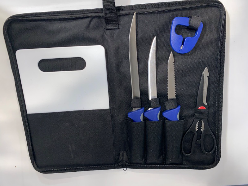 Photo 3 of SZCO Rite Edge Fillet Knife Set with Case, 6 Piece
