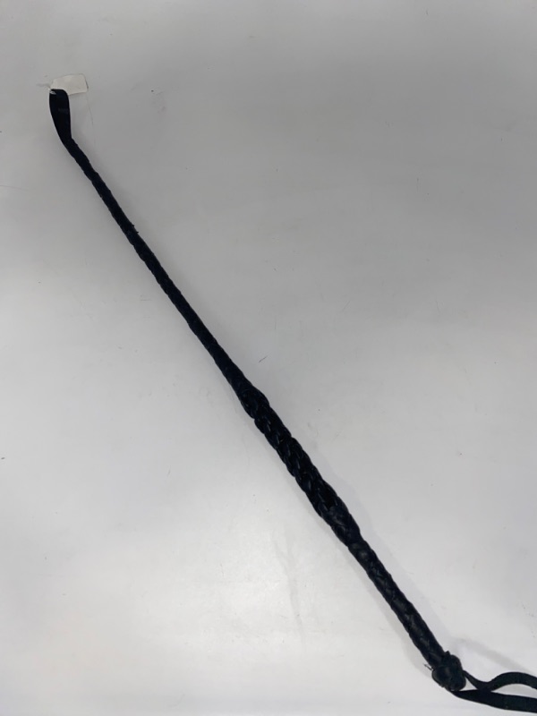 Photo 2 of BLACK REAL GENUINE LEATHER 30 INCH RIDING CROP WHIP for horse training / riding