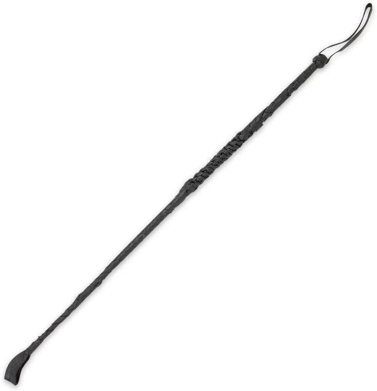 Photo 1 of BLACK REAL GENUINE LEATHER 30 INCH RIDING CROP WHIP for horse training / riding