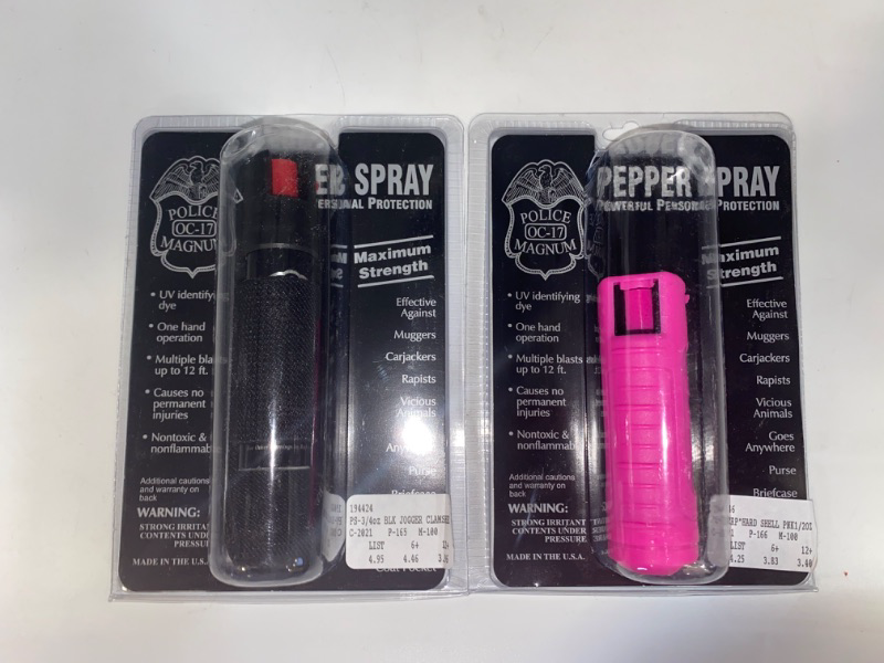 Photo 1 of 2 Pack of Pepper Spray Self Defense Protection 