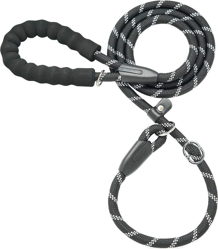 Photo 1 of Size Small - Durable Slip Lead Dog Leash with Padded Handle and Highly Reflective Threads, Dog Training Leash,