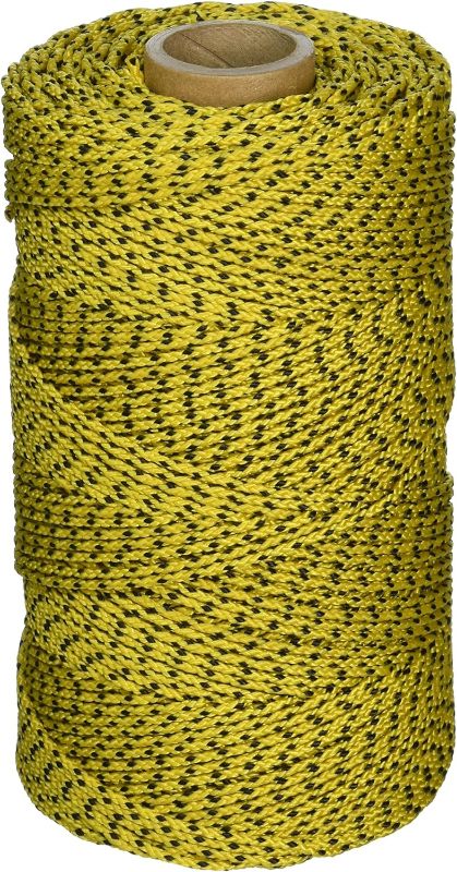 Photo 1 of Unknown Length - Super Tough Bonded Braided Nylon Line (Yellow & Black)