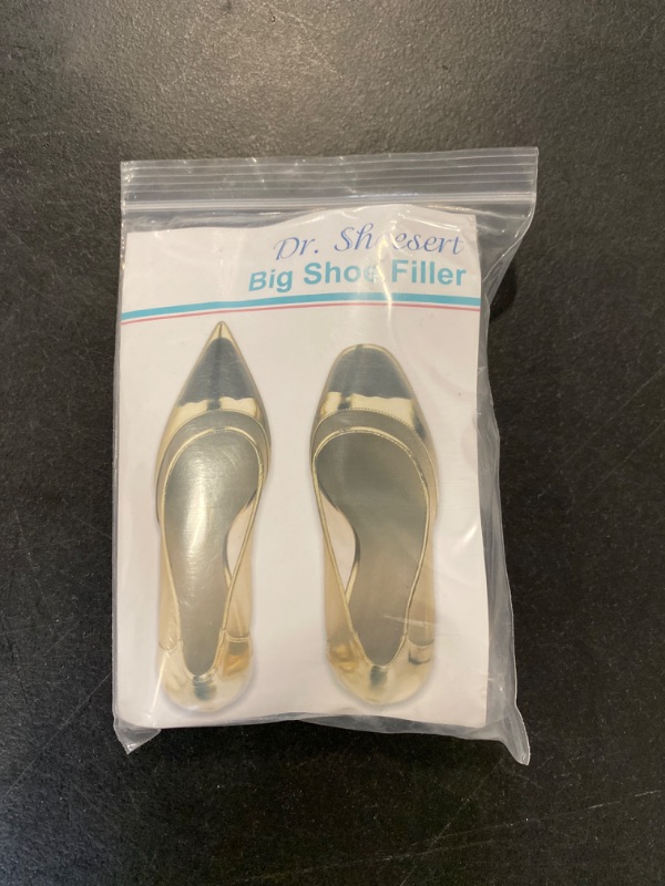 Photo 2 of Dr. Shoesert Shoe Filler Inserts for Loose Shoe, Toe Cushion Fillers Make Shoes Fit, Half-Size Insoles Adjust Shoe Too Big for High Heels, Dress Shoes, Casual, Flats 2 Pairs (Black - Pointy)