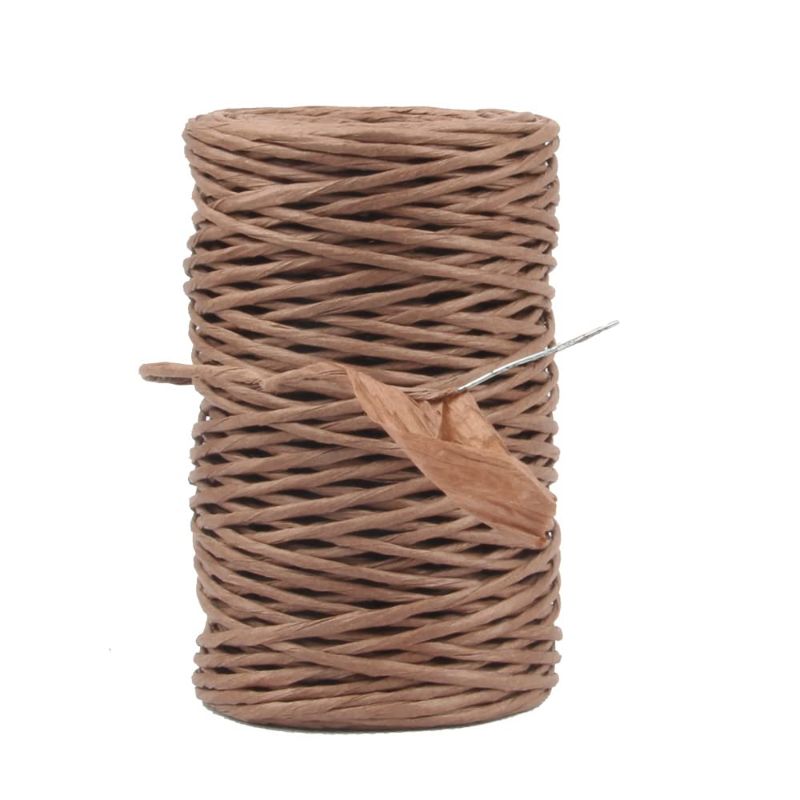 Photo 1 of Floral Wire, Bind Wire Rustic Wire Wrapping Wire 2mm 14 Gauge 164 Feet Vine Wire Waterproof Paper Wrapped Rope for Flower Bouquets, Artificial Flower Making, DIY Projects(Brown Color)