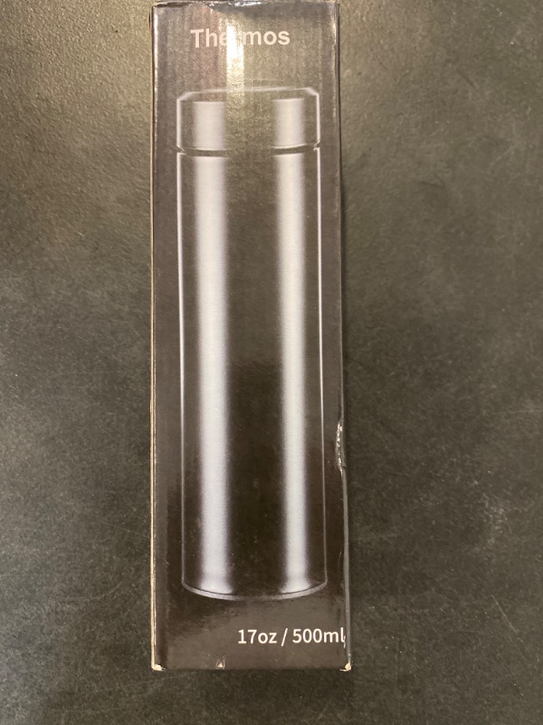 Photo 2 of PARACITY Insulated Water Bottle, 17 oz Stainless Steel Water Bottles, Double Wall Vacuum Hot Drinks Thermo, Metal Water Bottle Keeps Hot for 12 Hrs, Cold for 24 Hrs, for Coffee, Tea