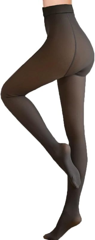 Photo 1 of One Size - Women Winter Warm Leggings Elastic Thermal Legging Pants Fleece Lined Thick Tights