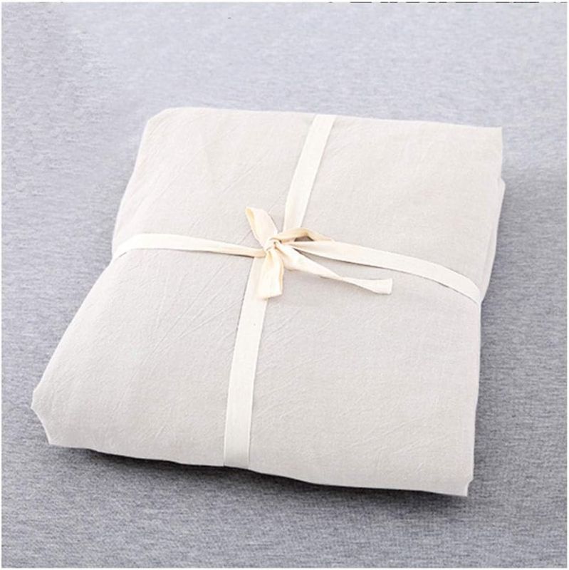 Photo 1 of 100% Cotton Jersey Fitted Sheet?Deep Pocket Fitted Sheets 16"/40CM Deep Bedsheets 7 Colours?Double Bed Sheet Fitted (Color : White, Size : 180×200)