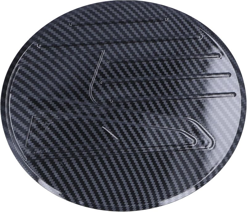 Photo 1 of Aramox Fuel Tank Cover Trim Gas Cap Lid Fuel Filler Door Gas Tank Cap Trim Cover Carbon Fiber Style Decoration for Mazda CX-30 2020-2021