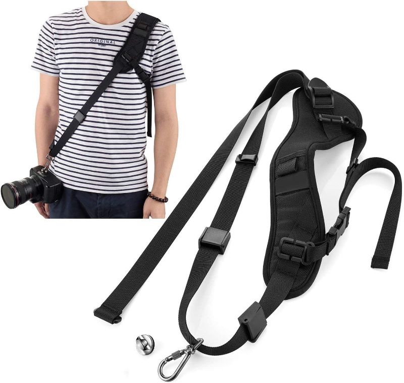 Photo 1 of WANBY Camera Padded Shoulder Neck Strap Quick Release Sling Belt for DSLR SLR