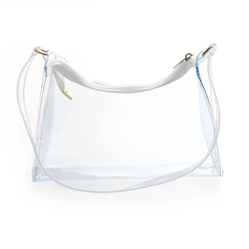 Photo 1 of Transparent Wallet Stadium Approved Women's Small Transparent Crossbody Bag Fashionable And Cute Perspective Handbag Shoulder Bag. Stadium Approved 12*12*15 Clear Transparent Purse Bag For Concerts Sports Events Festivals