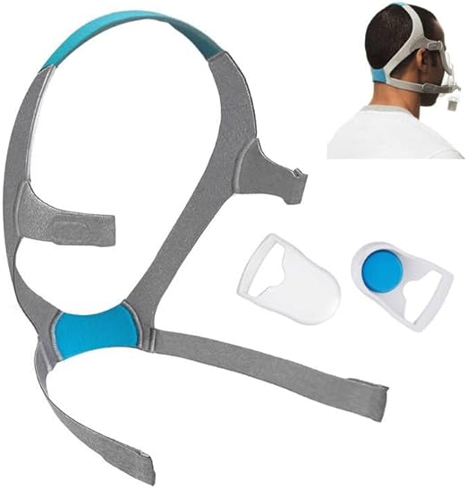 Photo 1 of (Does Not Include Clips - Airfit f20 Headgear with Clips, Replacement CPAP Mask Headgear Strap with Clips CPAP Supplies for Airfit/AirTouch F20, Large (Without Mask)