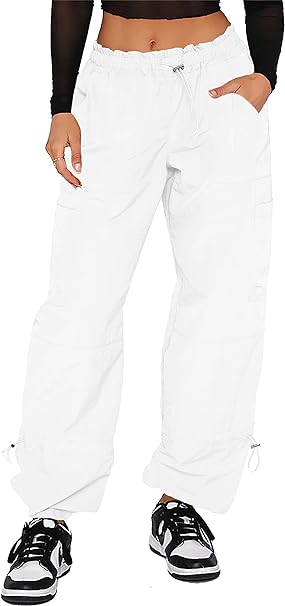 Photo 1 of Size XXL - Y2K Cargo Pants Women Baggy - Parachute Pants for Women