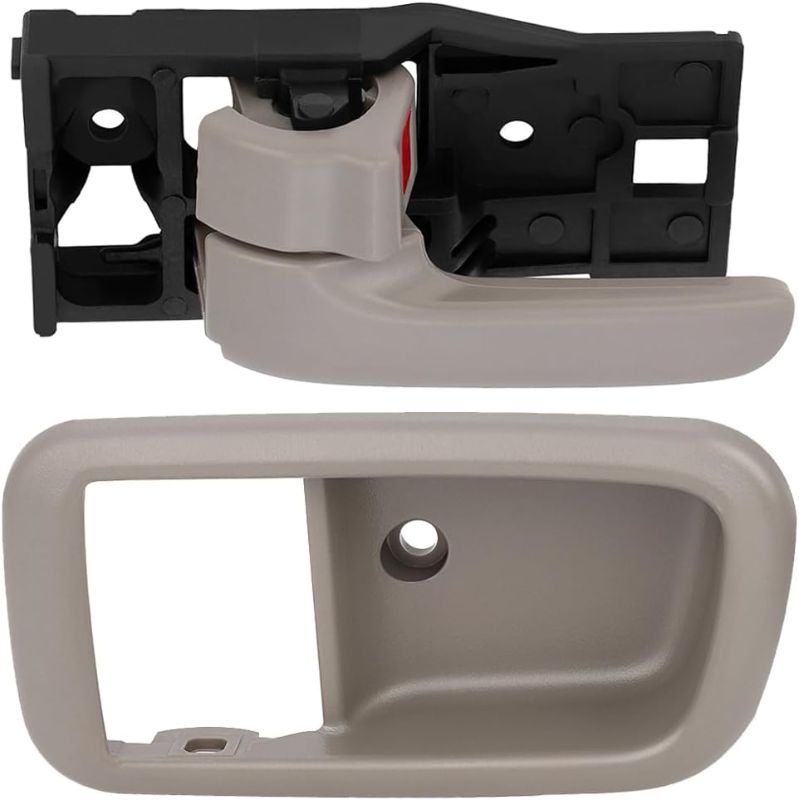 Photo 1 of Interior Door Handles,Front Inside Door Handles,Front Driver Left Side,Replacement for 2000-2006 for Toyota for Tundra,2pcs Gray Handles Replace
