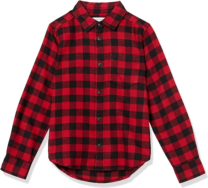 Photo 1 of Size S - Amazon Essentials Boys and Toddlers' Flannel Shirt