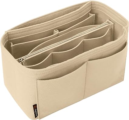 Photo 1 of OMYSTYLE Purse Organizer Insert for Handbags, Felt Bag Organizer for Tote & Purse, Tote Bag Organizer Insert with 5 Sizes, Compatible with Neverful Speedy and More