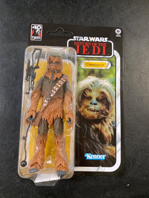 Photo 2 of STAR WARS The Black Series Chewbacca, Return of The Jedi 40th Anniversary 6-Inch Collectible Action Figures, Ages 4 and Up