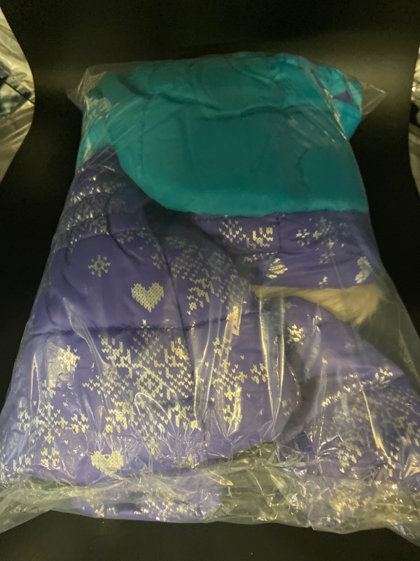 Photo 2 of Size 3TArctic Quest Infant, Toddler & Young Girls Puffer Ski Jacket with Faux Fur or Fleece Size 3T Hood Lining and Bib Snowpants Skisuit Set, Vibrant Lavender