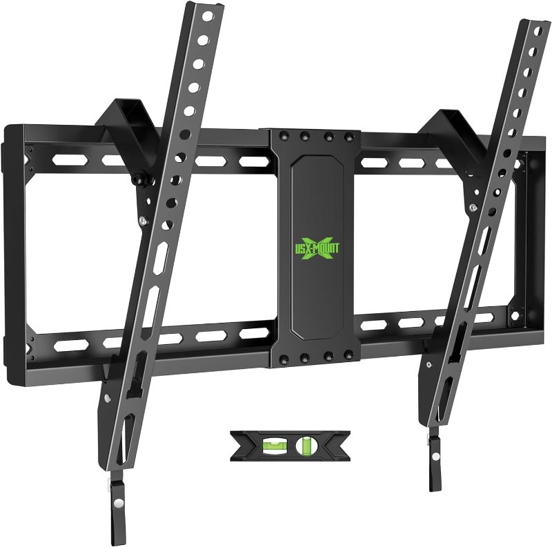 Photo 1 of USX MOUNT UL Listed TV Wall Mount Tilting Brackets for Most 37"-90" Flat Curved Screen TVs with Max VESA 600x400mm, Weight Capacity 132lbs, Low Profile Space Saving for 16", 24" Stud