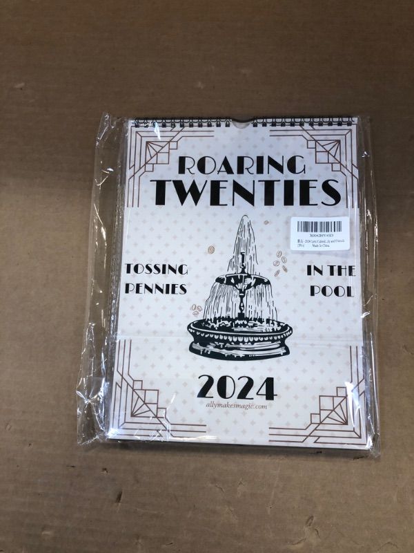 Photo 2 of 2024 Lyric Calendar TS Roaring Twenties Taylor Calendar,12 Month Calendar Planner,Funny Calendar Prank Gift for Family and Friends (2Pcs)
