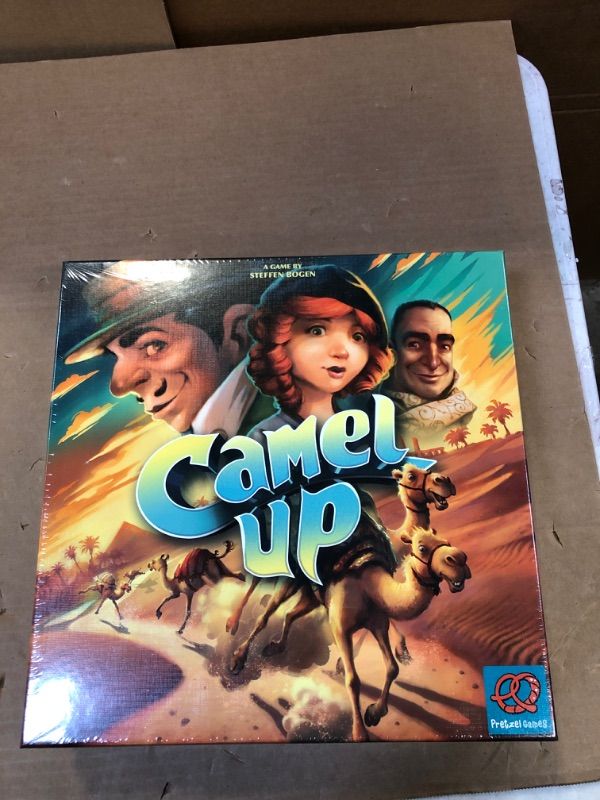 Photo 2 of Camel Up (Second Edition) | Strategy , Dice Game | Family Board Game for Adults and Kids | Ages 8 and up | 3 to 8 Players | Average Playtime 30-45 Minutes | Made by Eggertspiele