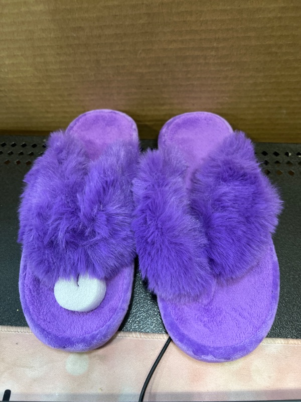 Photo 1 of  purple slippers.  size 37 