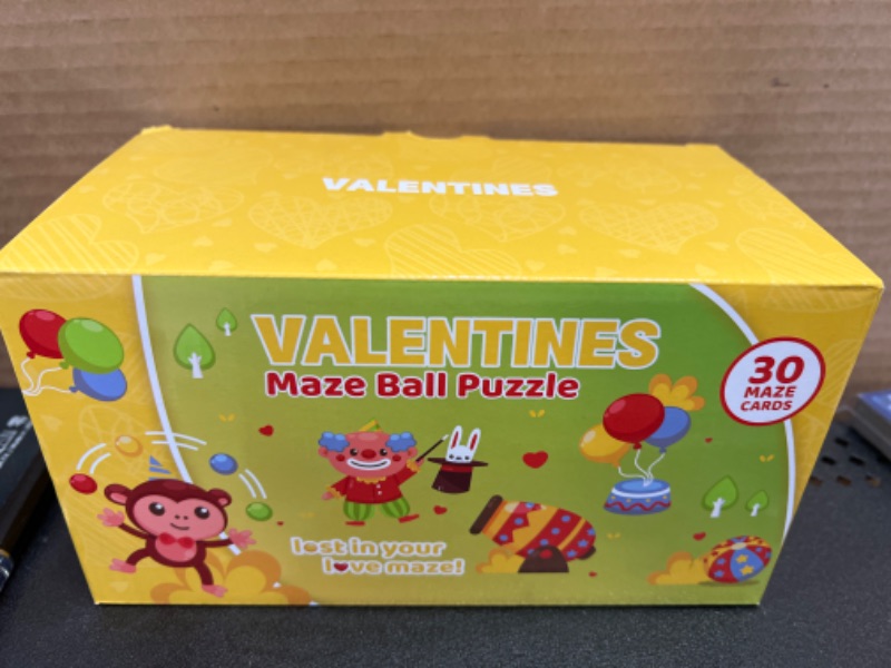 Photo 2 of 30Pack Valentines Day Gifts for Kids Classroom, Valentines Day Cards for Kids School with 3D Heart Maze Puzzle Brain Teaser Game Set for Boys Girls Valentines Exchange Classroom Prizes Party Favors