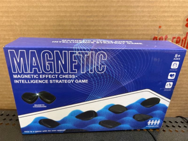Photo 1 of 
Magnetic Chess Game - Magnet Game 2024 New Magnetic Game with Stones for Kids and Adults, Tabletop Boardgames Games for 2 Person, Magnet Game 2 Player Party Travel Fun Games Table (1 PC, A Version)