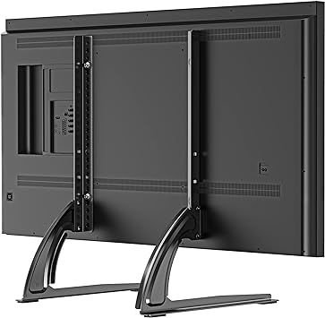 Photo 1 of ELIVED Universal Table Top TV Stand for Most 27 to 55 inch LCD LED Plasma Flat Screen TVs, TV Base Height Adjustable Leg Stand Holds up to 88lbs, VESA up to 800x400mm, YD1014