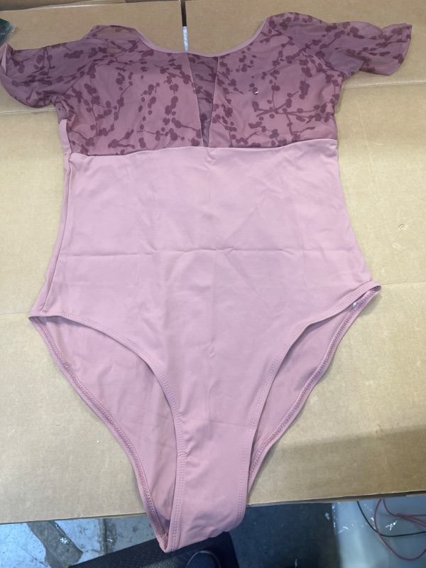 Photo 1 of 2XL Women's Pink Bodysuit