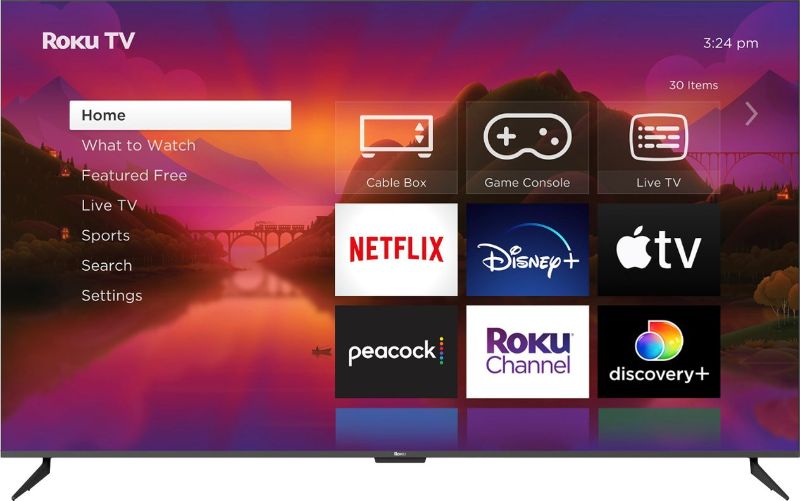 Photo 1 of Roku - 65" Class Plus Series QLED 4K Smart RokuTV
