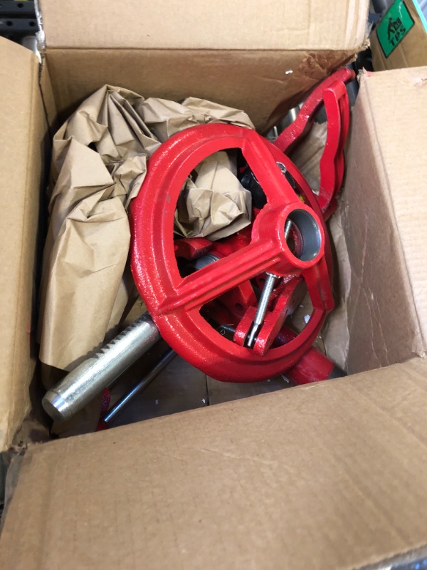 Photo 2 of HTTMT- Vehicle Auto Spring Compressor Hand Operate 20 Inch Max.Height Strut Coil Spring Press [P/N: ET-CAR-FIX003-RED]