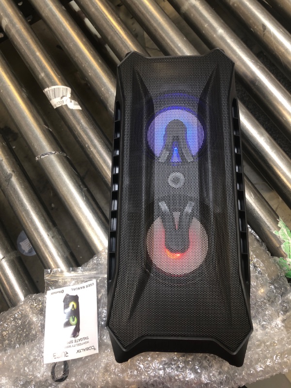 Photo 2 of Cobaltx Rumble High Fidelity LED Light Wireless Tailgate Speaker
