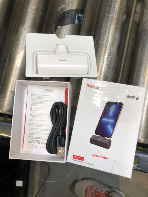 Photo 1 of iWALK Small Portable Charger 4500mAh Ultra-Compact Power Bank Cute Battery Pack Compatible with iPhone 13/13 Pro Max/12/12 Mini/12 Pro Max/11 Pro/XS Max/XR/X/8/7/6/Plus Airpods and More