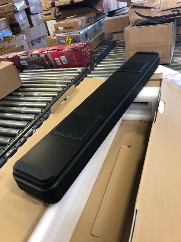 Photo 3 of 2.1ch 120W Sound Bar for TV with Dolby Audio and Dual Built-in Subwoofers, Bluetooth TV Speaker Soundbar with HDMI-ARC and Optical Connectivity, Enhanced Clarity and Balanced Bass, Black 37 inch