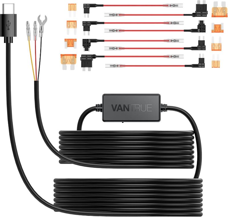 Photo 1 of Dash Cam Hardwire Kit with Add a Circuit Fuses, Low Voltage Protection