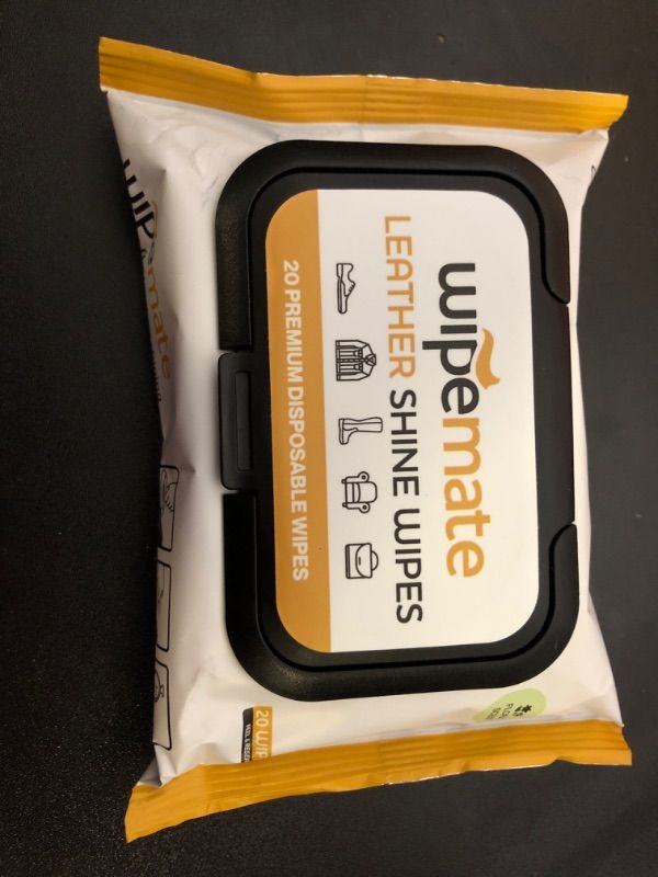 Photo 1 of 1pack 20 sheets ---Premium Leather Cleaning Wipes, Leather Conditioner Wipes for Auotmobile, Furniture, Leather Bags, Leather Interiors, Shoes & ALL Other Leather Accessories –