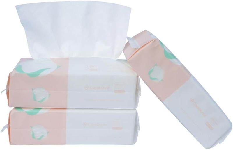 Photo 1 of  Ultra Soft Dry Baby Wipes Unscented Multi-Purpose Pure Cotton Tissue (3 PACK-300 count))
