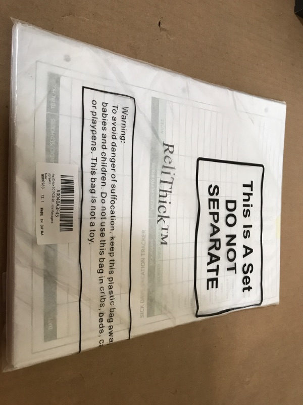 Photo 2 of 50 PCS 2024 Attendance Calendar Card Stock Paper 2024 Attendance Sheets for 3 Hole Binder Employee Record Folders for Manager, HR, Store Location Managers (Green)