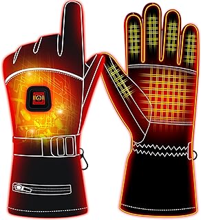 Photo 1 of Rabbitroom Electric Heated Gloves for Men Women,Rechargeable Battery Powered Gloves,Waterproof Touchscreen Thermal Insulate Arthritic Hand Warmer,Winter Outdoor Sports for Cycling Hiking Walking Dog https://a.co/d/icNJDs3