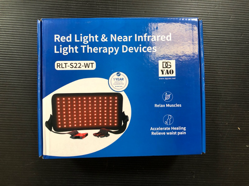 Photo 1 of TUOYR 2022 New Red Light Therapy Devices Belt Wearable Wrap for Back Shoulder Pain Relief & Recovery Snap Adjustable Near Infrared 880nm?660nm Led Pulse Treatment Pads for Body Joints Elbow Muscle