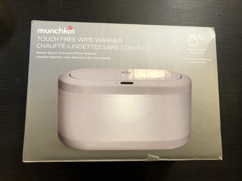 Photo 2 of Munchkin Touch Free Baby Wipe Warmer with Nightlight & Motion Sensor, White